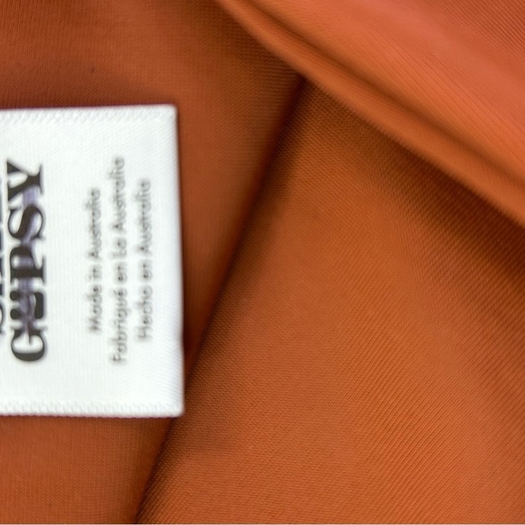 New Free People SALT GYPSY Betty Surf Bottom Chocolate Brown Boy Short High Rise - Picture 4 of 5